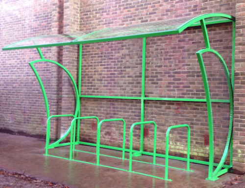 Wall Mounted Witton Cycle Shelter 1